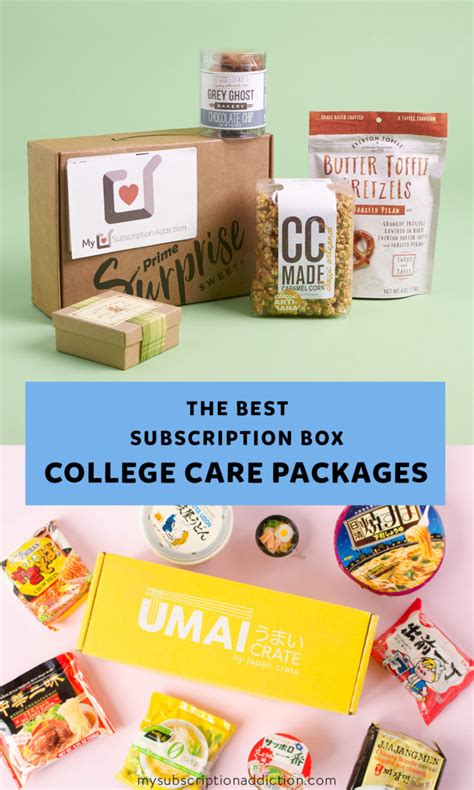 Not sure what items to choose? 12 Cool Subscription Box Ideas for College Care Packages | MSA