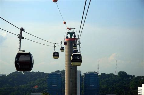 Cable Car Tower Of Tiger Sky Tower Republic Of Singapore