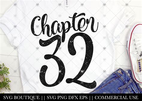 Chapter 32 Svg 32nd Birthday Svg 32 Birthday Shirt Thirty Etsy
