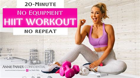 20 Minute No Equipment Hiit Workout No Repeat Youtube
