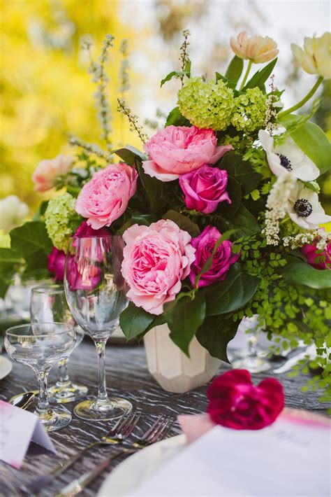 East Meets West Modern Wedding Ideas Flower Centerpieces Wedding Pink Wedding Flowers
