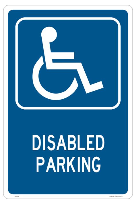 Disabled Parking Sign Uk
