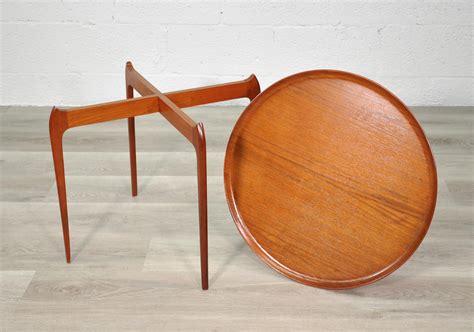Danish Teak Tray Table By Engholm And Willumsen For Fritz Hansen 1960s