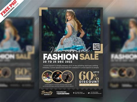 Fashion Sale Promotional Flyer Psd