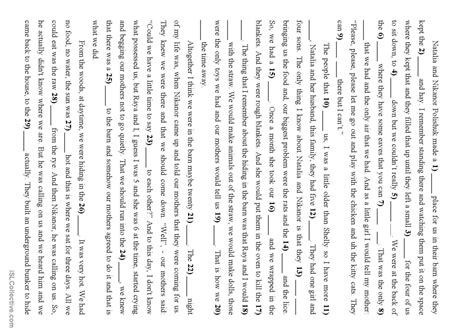 Personal Narratives in Historical Co…: English ESL worksheets pdf & doc