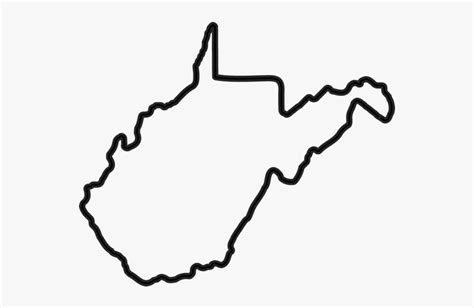 West Virginia State Outline Free Transparent Clipart Clipartkey