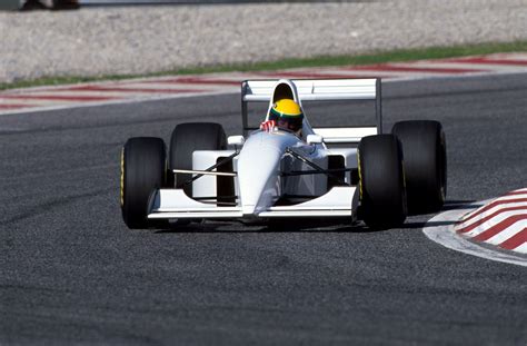 Ayrton Senna Testing The Mclaren Lamborghini Motorsport Retro