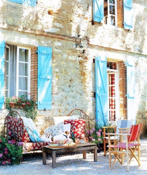 Refined Provence Styled Terrace Decor Ideas Stile Country Francese