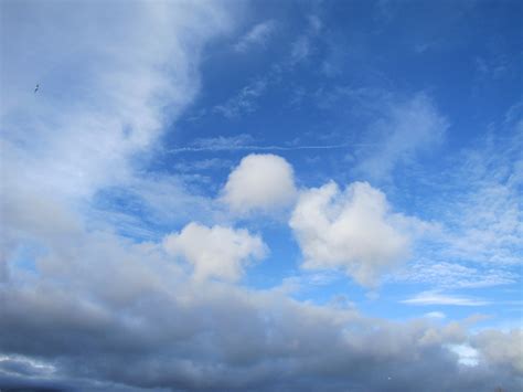 Cloudy Blue Sky Free Stock Photo Public Domain Pictures