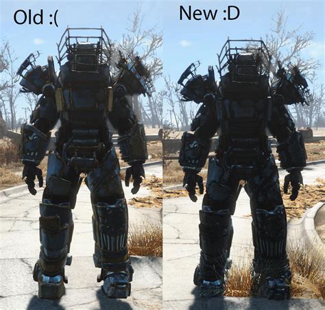 Black Raider Power Armor Fallout 4 Fo4 Mods