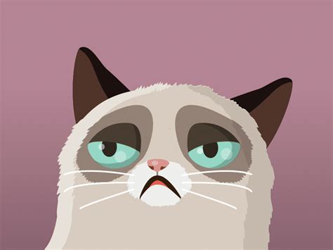 Vector Grumpy Cat V 2 By Sara Michieli On Dribbble