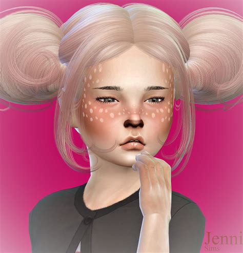 Jennisims Downloads Sims 4 Accessory And Face Paint Child Male Female
