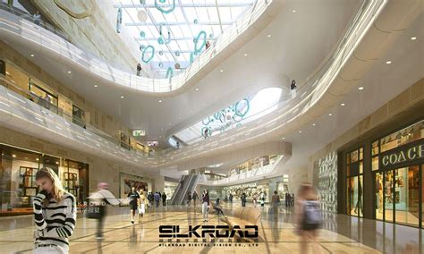 Silkroad Rendering For Shopping Mall Interior Shopping Mall Interior