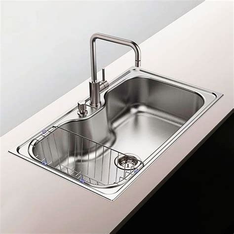 Cuba Gourmet Pia Inox 304 com Lixeira Embutir 5L Dosador de Sabão Cesto