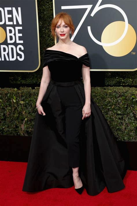 Christina rene hendricks) ble født i knoxville, tennessee, usa. Christina Hendricks - Golden Globe Awards 2018 • CelebMafia