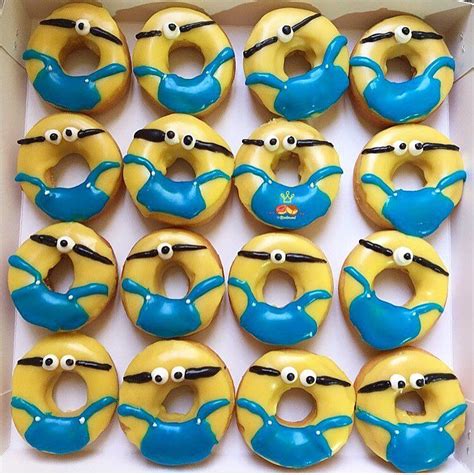 Original Idea For A Party Of Minions Minion Donuts By Petisweet