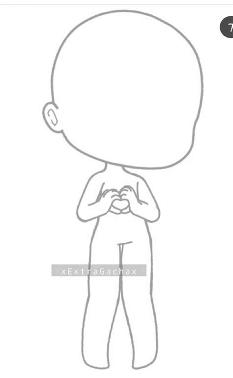 gacha base cr to xextragachax instagram anime poses reference life drawing pose chibi body