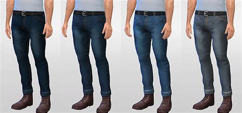 My Sims 4 Blog Layered Larry Sweater Combo And Hipster Denim Jeans For