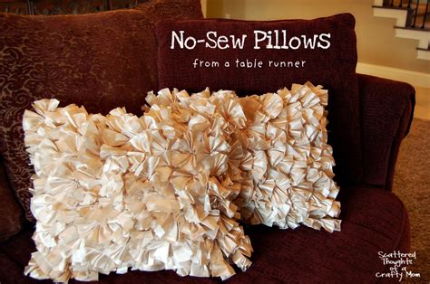 How To Make A Simple No Sew Pillow Scattered Thoughts Of A Crafty Mom