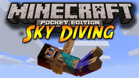 Skydiving In Minecraft Pocket Edition Youtube