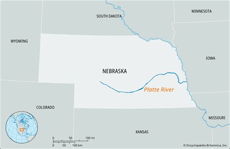 Platte River Nebraska Map And Facts Britannica