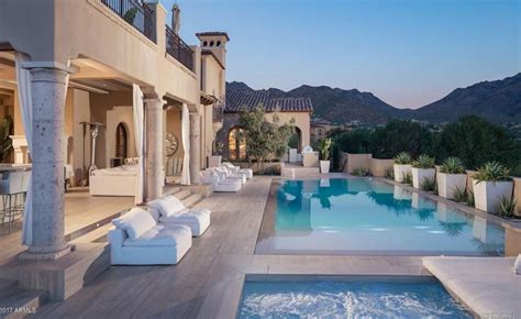 Mediterranean Style Mansion In Scottsdale Arizona Homes Of The Rich