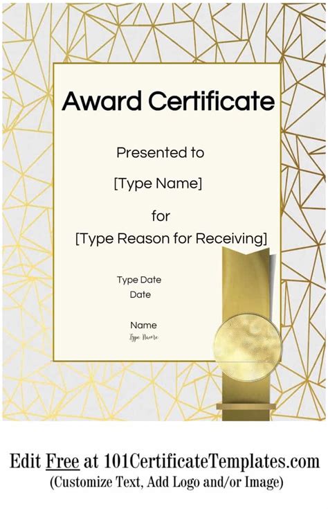 Free printable certificate templates