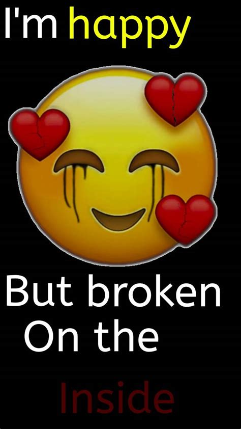 Broken Heart Wallpaper Emoji Iphone Sad Aesthetic Broken Heart