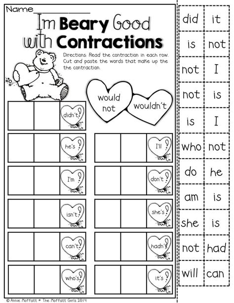 Cut and paste worksheet category page 3