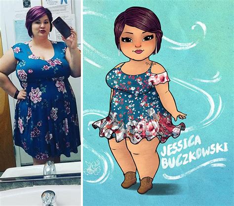 Tired Of Seeing Prejudice Against Plus Sized Women This Artist Turned