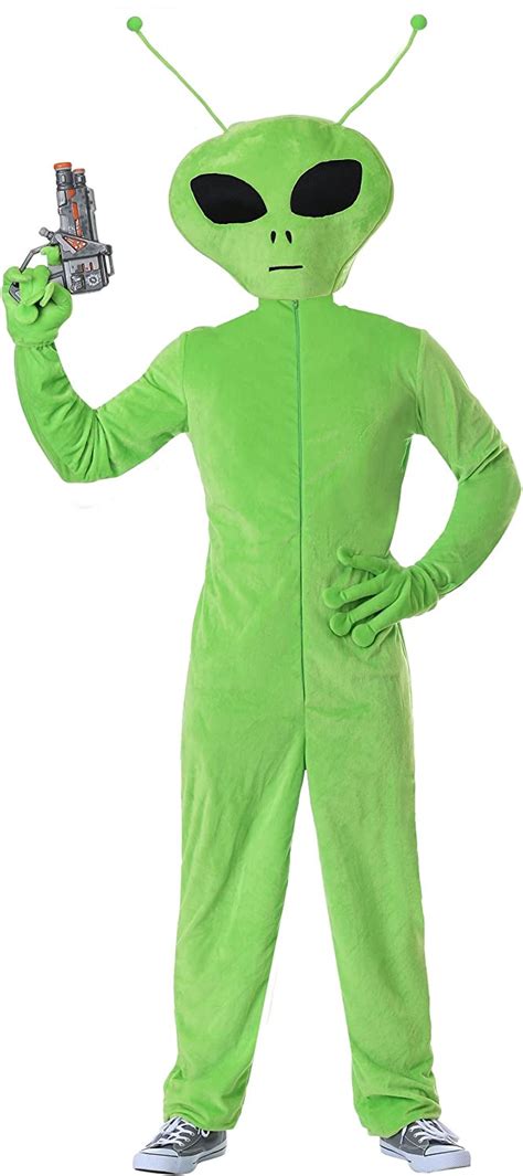 Oversized Alien Costume For Adults Green Alien Outfit X Small Amazon