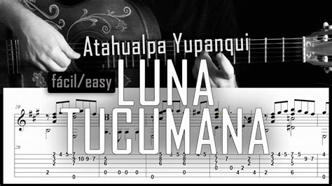 Luna Tucumana Zamba Fingerstyle Guitar Arreglo Solista Con