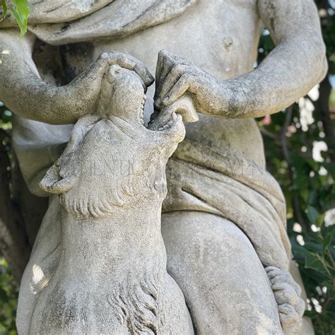 Lottatore Romano Statue Imported Garden Statues Authentic Provence