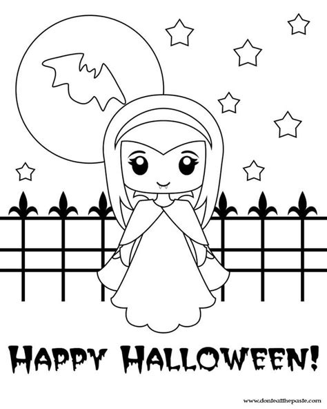 40 Free Printable Halloween Coloring Pages For Kids
