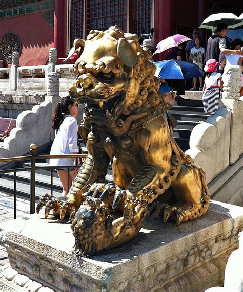Beijing Forbidden City Lion Statue By Enviousv On Deviantart