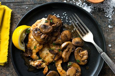 The mouthwatering dish is easy to prepare and features some of our favorite comfort foods: Lemon and Garlic Chicken With Mushrooms - The New York Times