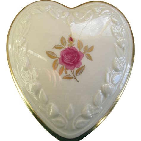 Lenox Heart Shaped Jewelrytrinket Box From Silvermoonjewelryandmore On