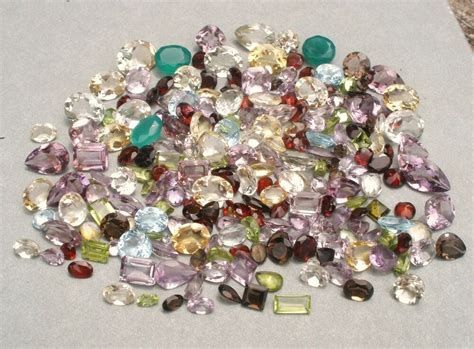 Gem Mix Semiprecious Loose Natural Gems Over 200 Carats Semi Precious