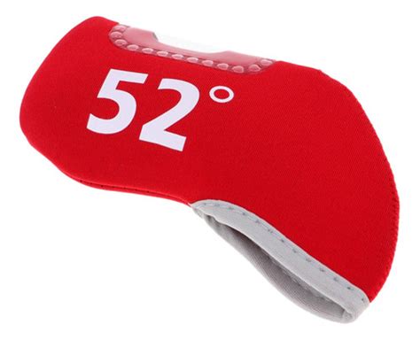 Caja Del Calcetín De La Cabeza Del Putter 52 Grados Rojo Cuotas Sin Interés