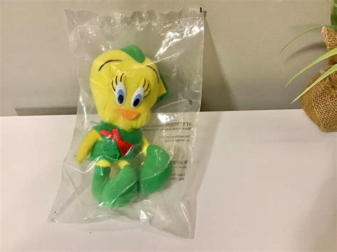 Looney Tunes Tweety Bird Plush Doll Robin Hood Mcdonalds Toy Etsy