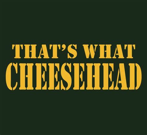 Cheesehead Shirt Thats What Cheesehead Tee Mens Packer Tee Green Bay