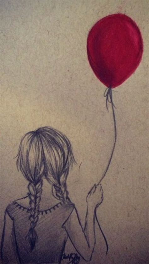 Want to discover art related to tekeningen? Meisje met ballon | Meisjes tekenen, Prachtige tekeningen, Mensen tekenen