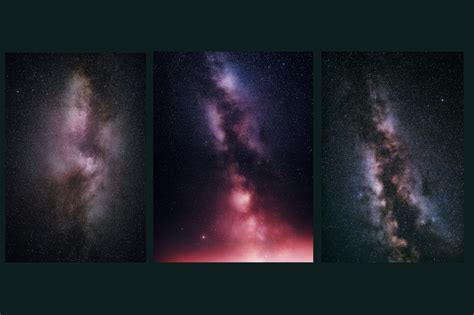 6 Photos Of The Milky Way Galaxy Starry Sky Photos For Overlay In