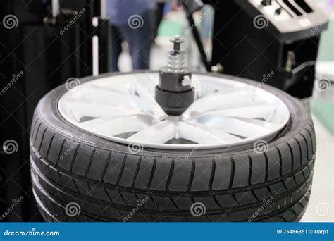 Tyre Fitting Machine Stock Image Image Of Auto Problem 76486361