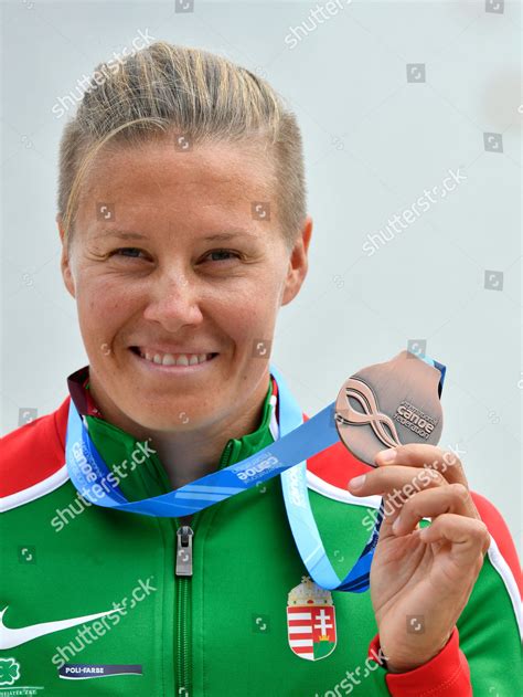 Bronze Medalist Danuta Kozak Hungary Poses Editorial Stock Photo