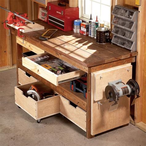 How to organize a workshop. Diy Workbenches PDF Woodworking
