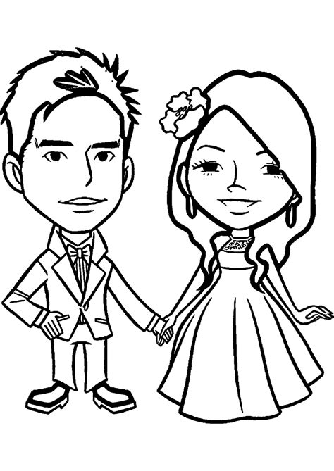 Top 9 Wedding Couple Coloring Pages Coloring Pages