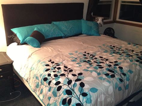 Download, share or upload your own one! Our bed! Teal and black | Bedroom panel, Bed, Bedroom decor