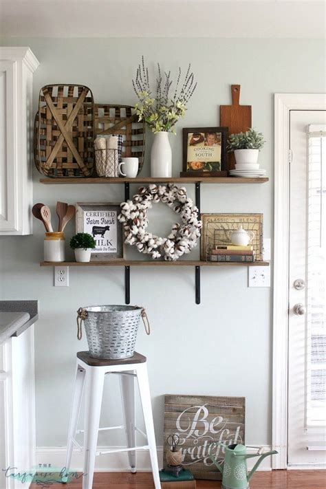 For your rustic kitchen wall decor, this idea is worthy of adoption. 45+ Best Kitchen Wall Decor Ideas and Designs for 2021