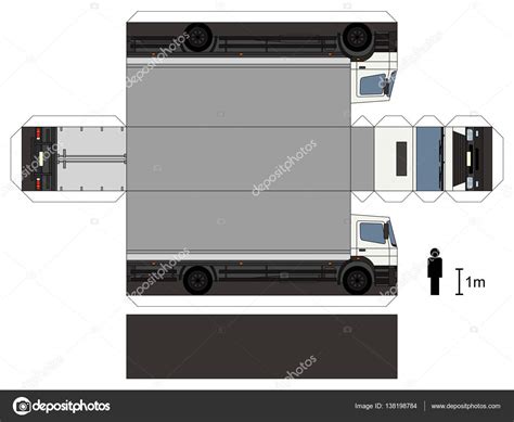 Paper Model Of A Truck Stock Vector Image By ©martin2015 138198784